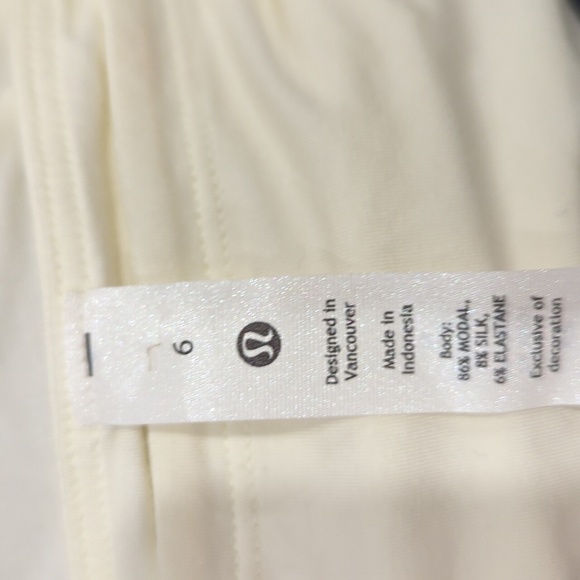 Lululemon Modal-Blend Open-Back Long Sleeve Shirt Lemon Sorbet - Picture 6 of 8